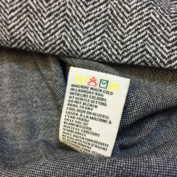 New! Spencer + Shaw Sheath Dress XL Black White Herringbone Knit Cap Sleeve - Picture 8 of 14